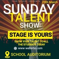 Talent Thursday Talent show customise template | PosterMyWall
