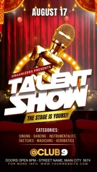 talent show Instagram Story template