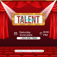 Talent Show Frame Talent show Template | PosterMyWall