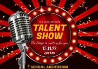 TALENT SHOW A3 template