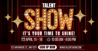 Talent Show Facebook Shared Image template