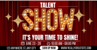 Talent show ปกอีเวนต์บน Facebook template