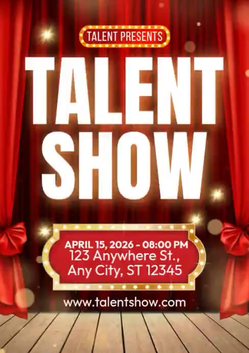Talent show Template | PosterMyWall
