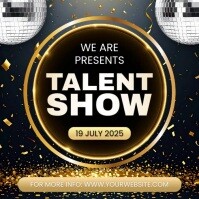 Talent Show Event Poster Template