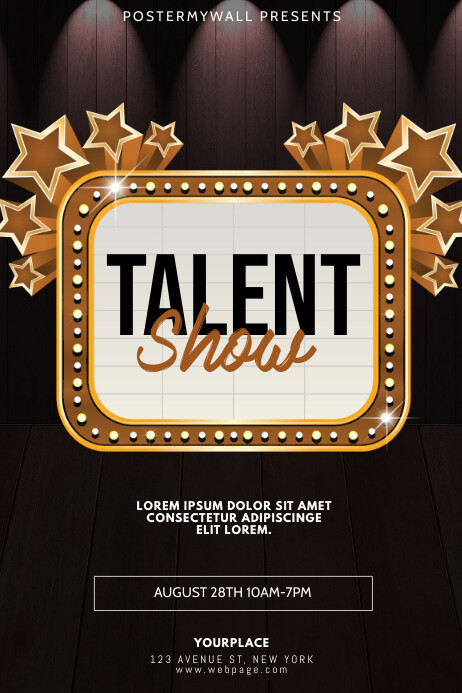 Image 6 for Talent Show Flyer Template