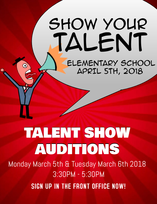 8 Talent Show Flyer Template Template Guru 8 Talent Show Flyer Template Template Guru