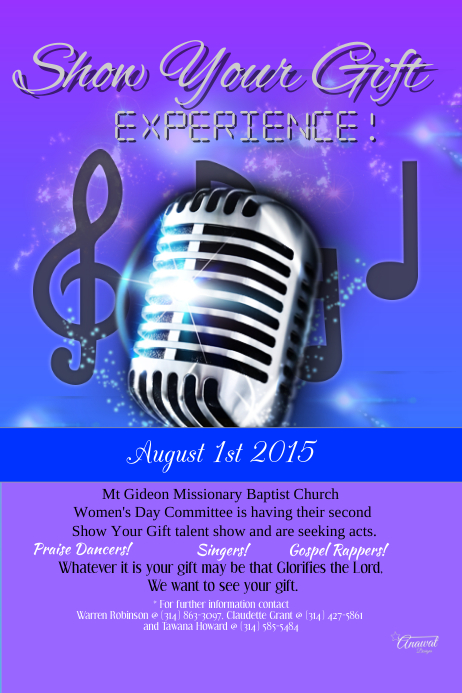Copy of Talent Show Flyer | PosterMyWall