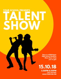 780 Talent Show Customizable Design Templates Postermywall