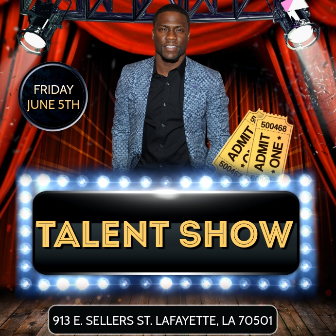Copy of TALENT SHOW FLYER TEMPLATE | PosterMyWall