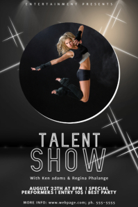 Talent Show Flyer Design Template | PosterMyWall