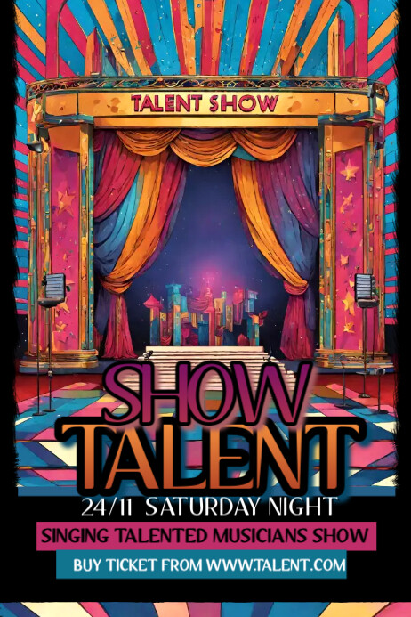 Image 9 for Talent Show Flyer Template