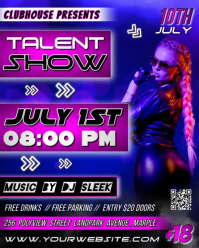 Talent Show Instagram Portrait Video template
