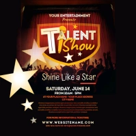 Talent Show Instagram Post template