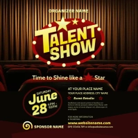 Talent Show Instagram Post template