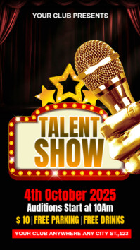 Talent Show Invite Ad Indaba yaku-Instagram template