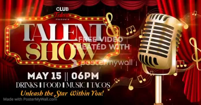 Talent show night banner Template | PosterMyWall