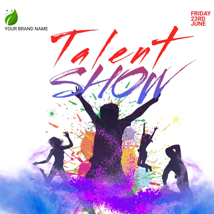 Talent Show Visual TALENT SHOW POSTER Template | PosterMyWall