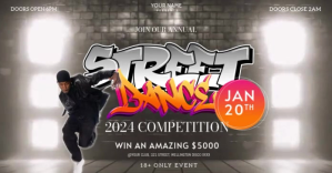 talent show street dancing design template Facebook Shared Image