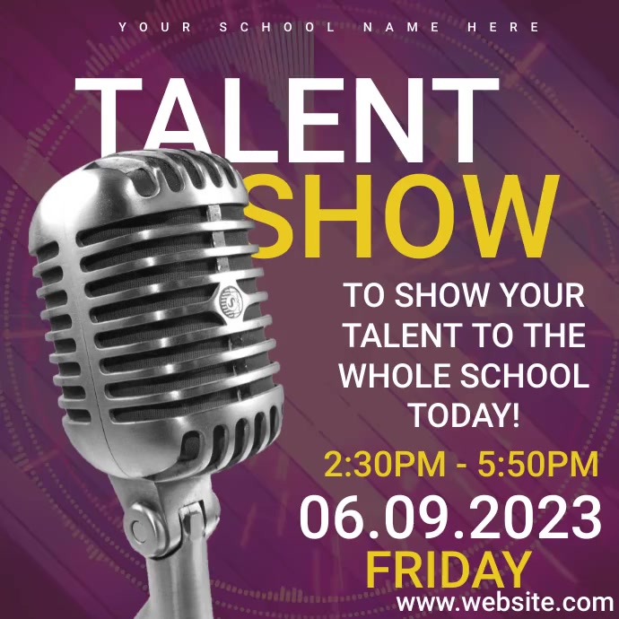 Copy of Talent show template | PosterMyWall