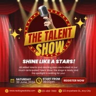talent show template Cuadrado (1:1)
