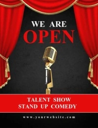 talent show1 Flyer (US Letter) template