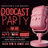 Talk Loud: Behind the Mic Podcast Post Instagram template