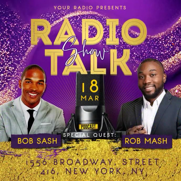 Modèle Talk Show | PosterMyWall