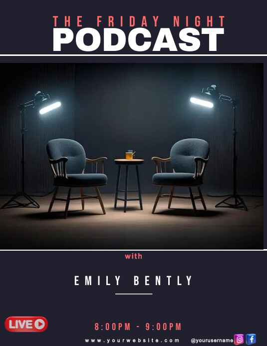 Talk show Template | PosterMyWall