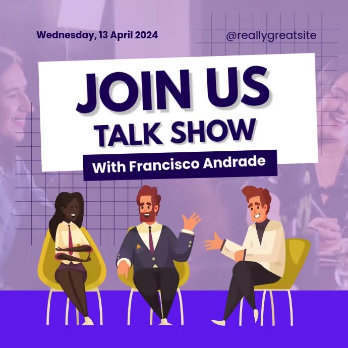 talk show template | PosterMyWall