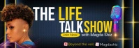 Talk show youtbube cover Banner de Tumblr template