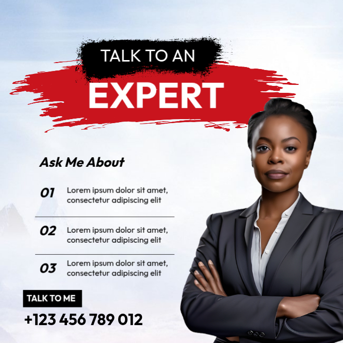 Copy of Talk to an Expert | PosterMyWall
