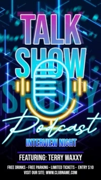Talkshow История на Instagram template