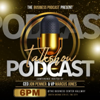 Talkshow Podcast Instagram 帖子 template