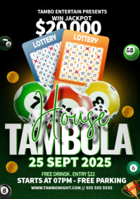 Tambola House A4 template