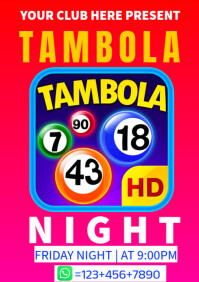 Tambola Night A4 template