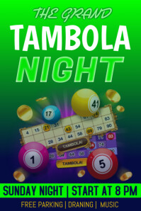 Tambola Night  Poster template
