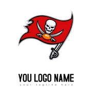 Tampa Bay Buccaneers NFL Logo template