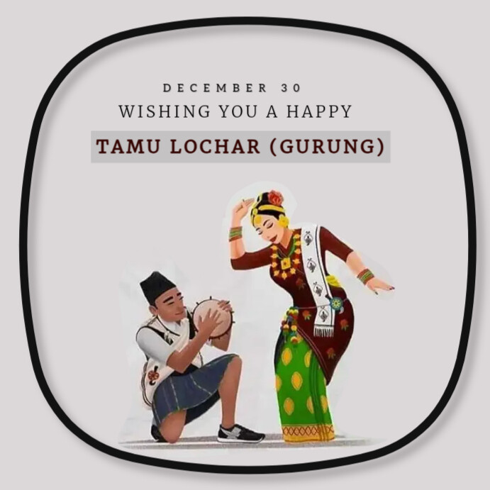 tamu Lochar (Gurung) Instagram-opslag template