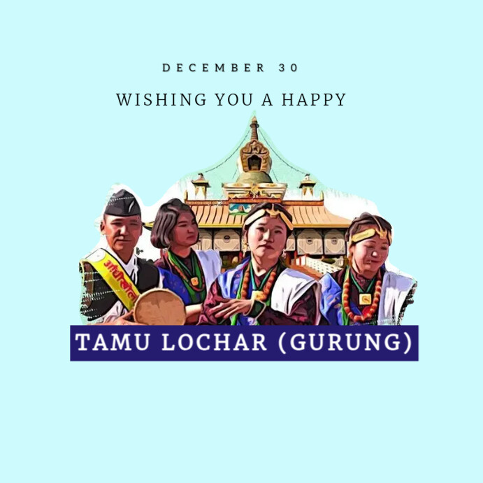 tamu Lochar (Gurung) Instagram 帖子 template