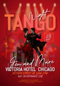 tango night template A4