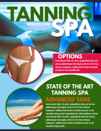 customizable design templates for tanning salon postermywall tanning flyer