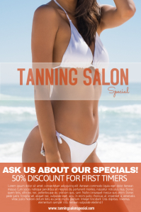 free online tanning salon poster maker postermywall tanning flyer