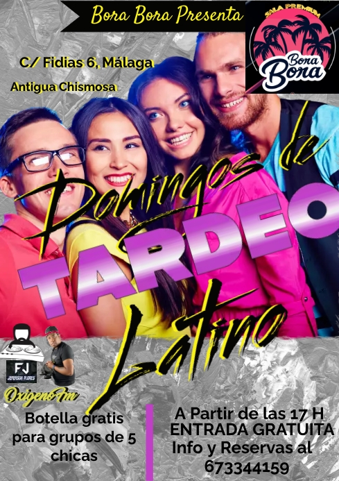 tardeo latino A4 template