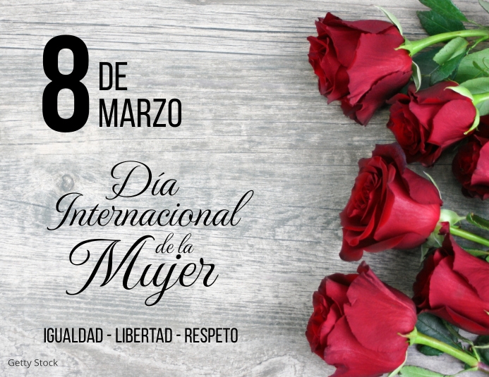 tarjeta de Día Internacional de la Mujer Flyer (US Letter) template