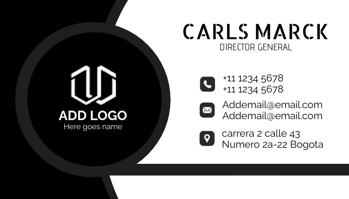 tarjeta de presentación template