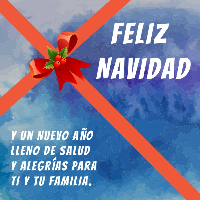 Tarjeta Feliz Navidad y Año Nuevo 2021 Instagram Post template