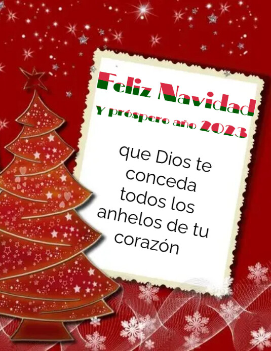 Copy of Tarjeta navideña | PosterMyWall