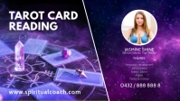 Tarot Card Reading Spiritual Service Coaching Facebook Cover Video (16:9) template