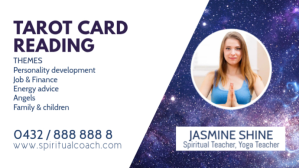 Bianco tarot card reading Facebook Cover Video Template
