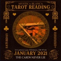 Tarot Reading Event Instagram Video Template Carré (1:1)